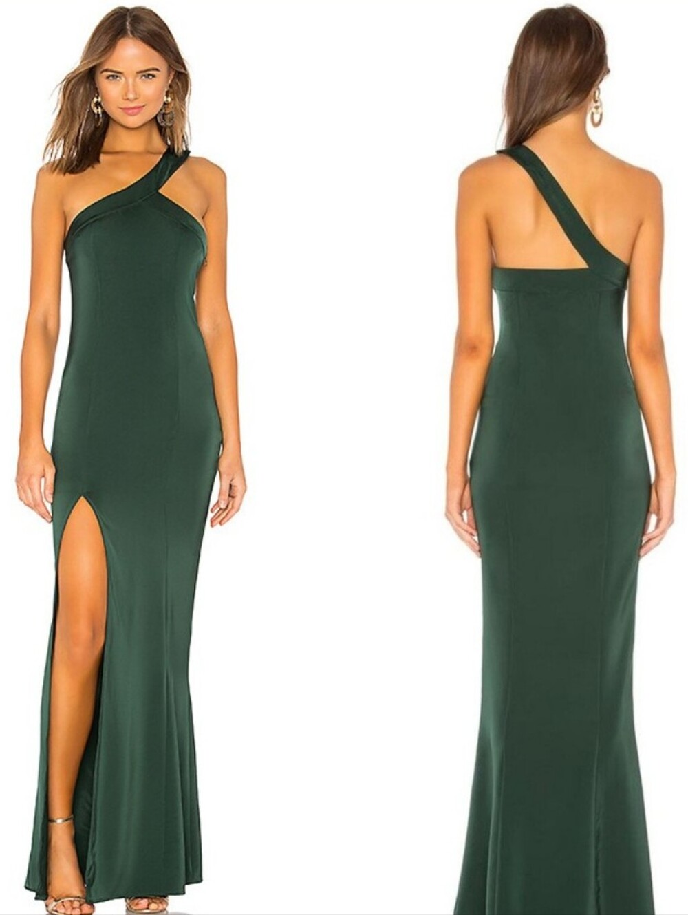NBD Evan Gown in Evergreen
